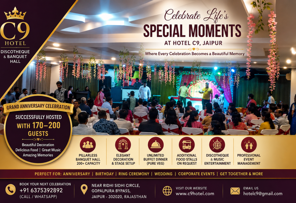 Anniversary venue in Jaipur