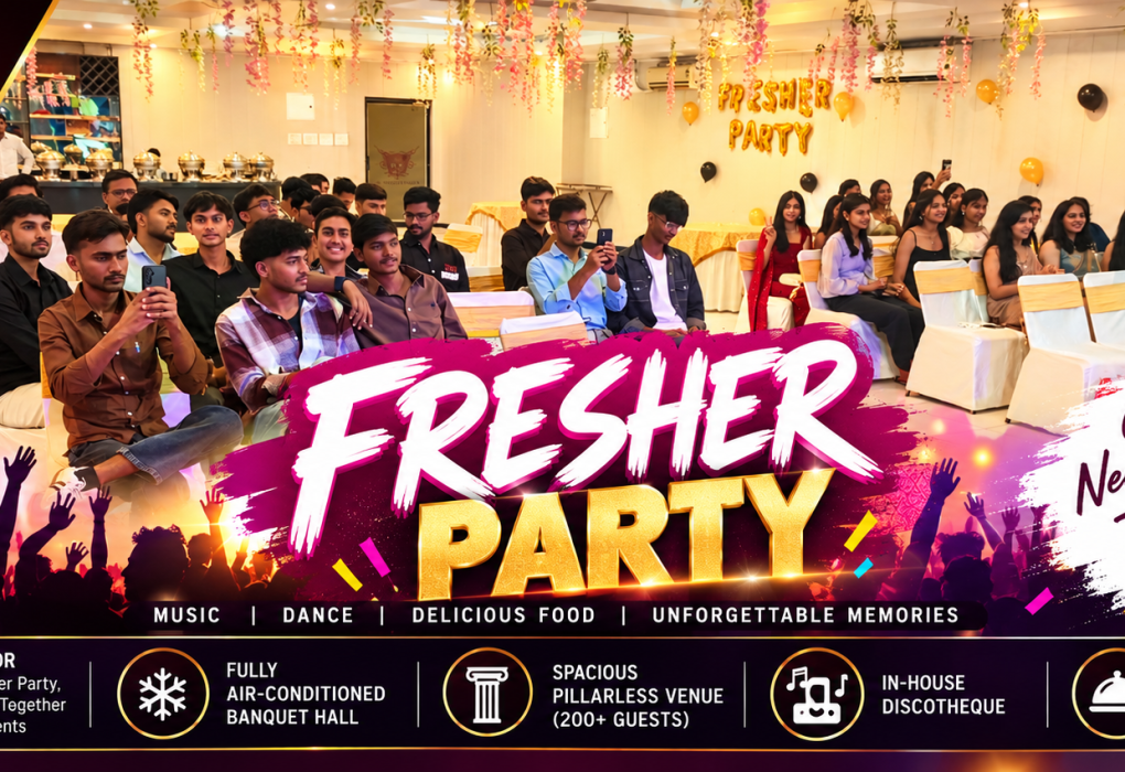 College fresher party celebration at Hotel C9 Banquet Hall and Discotheque in Jaipur