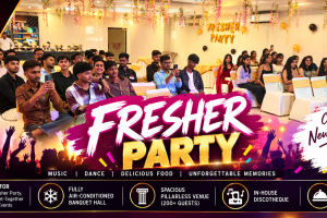 College fresher party celebration at Hotel C9 Banquet Hall and Discotheque in Jaipur
